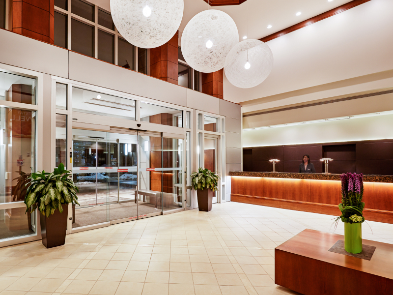 Reception Area of InterContinental Suites Hotel, Cleveland