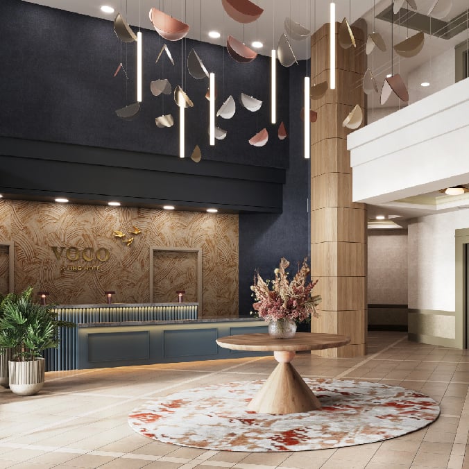 Reception Area of InterContinental Suites Hotel, Cleveland