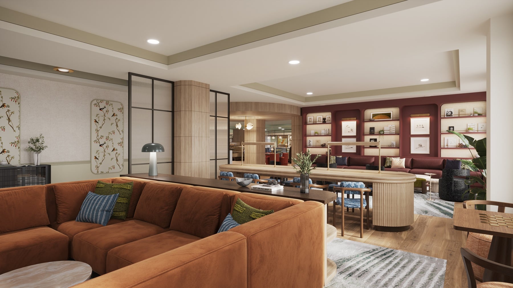 Lobby Gaming Lounge at InterContinental Suites Hotel, Cleveland