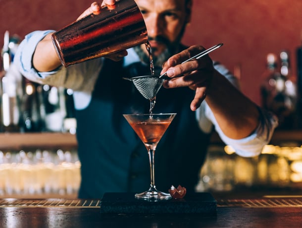 Service at Best at C2 Bar and Lounge InterContinental Suites Hotel, Cleveland