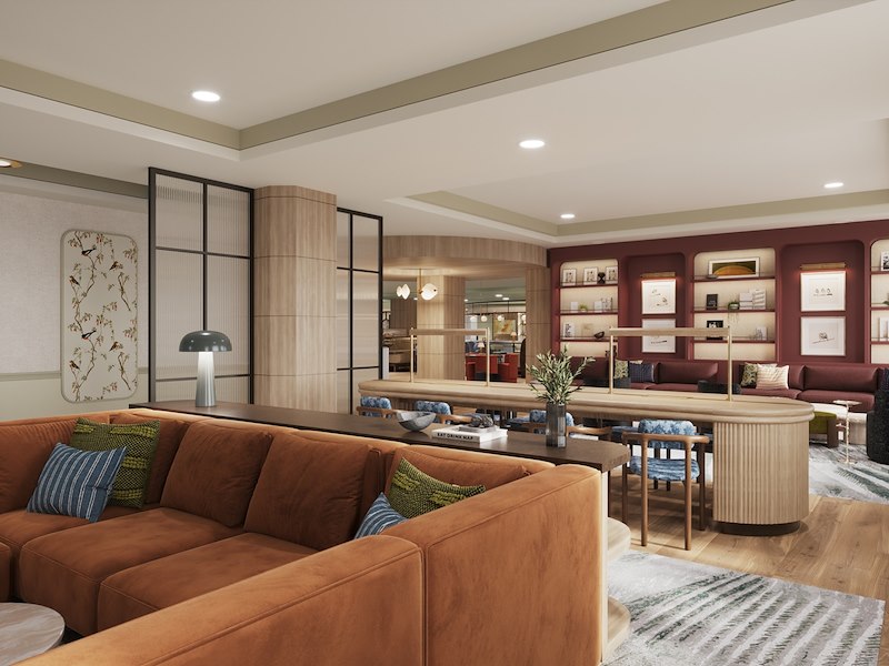 Lobby Gaming Lounge at InterContinental Suites Hotel, Cleveland