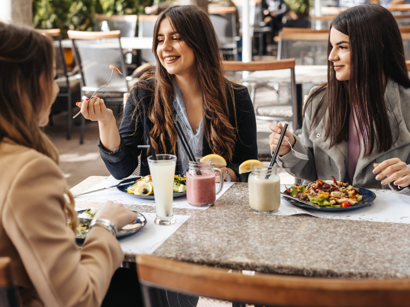 Enjoy Food With Friends at C2 Patio of InterContinental Suites Hotel, Cleveland